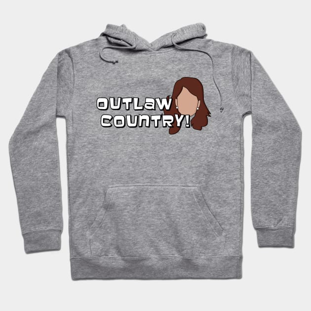 Outlaw Country! Hoodie by erinpriest